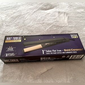 Hot Tools Professional 1 inch Gold Ceramic Flat Iron